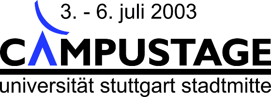 Campustage 2003 - das Logo