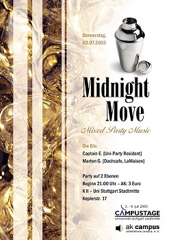 Midnight Move - der Flyer